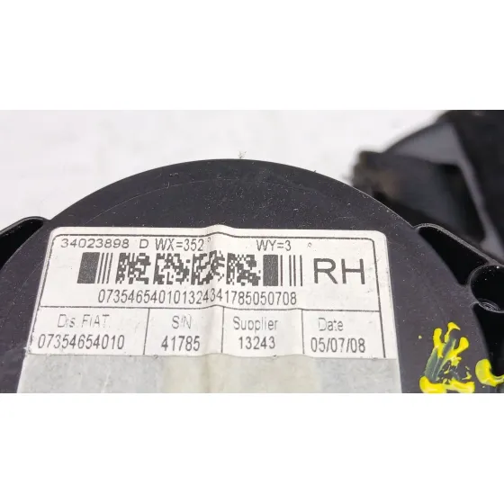 Cinturon Seguridad Delantero Derecho para Fiat 500 (312_)