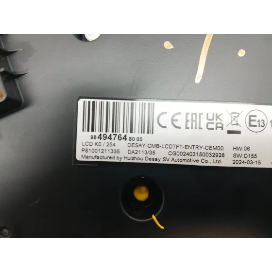 Cuadro Instrumentos para Toyota Proace Furgoneta (Mdz_)