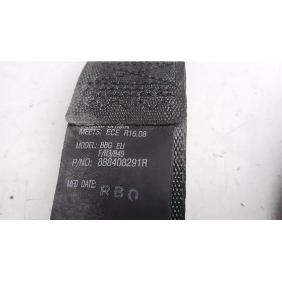 Cinturon Seguridad Trasero Derecho para Dacia Spring