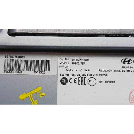 Sistema Audio / Radio Cd para Kia Ceed (Cd)