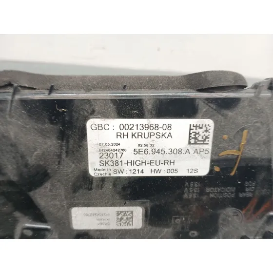 Piloto Trasero Derecho Interior para Skoda Octavia Iv (Nx3, Nn3, Pv3)