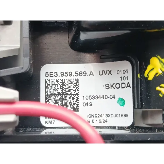 Luz Interior Delantera Central para Skoda Octavia Iv (Nx3, Nn3, Pv3)