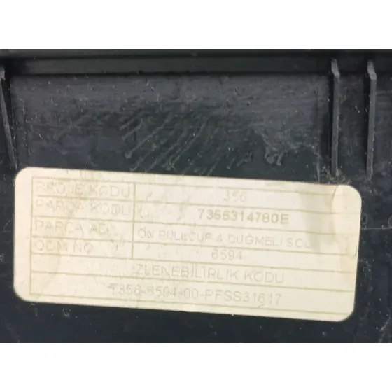 Mando Elevalunas Delantero Izquierdo para Fiat Tipo Station Wagon (356_, 357_)