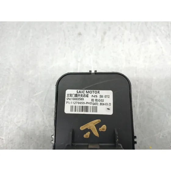 Mando Elevalunas Delantero Izquierdo para Mg Mg 3 1.5 Hybrid (2024 - 0) 1498Ccm 75Kw