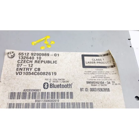 Sistema Audio / Radio Cd para Bmw 3 (F30, F80)