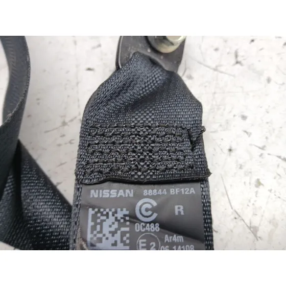 Cinturon Seguridad Trasero Derecho para Nissan Juke (F15)