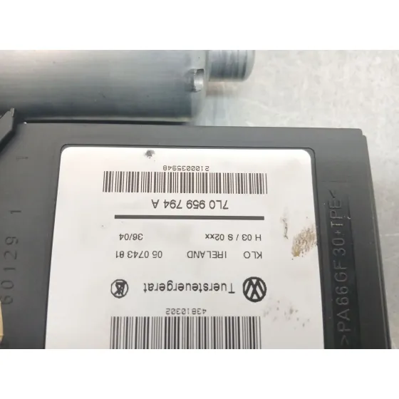 Motor Elevalunas Trasero Derecho para Porsche Cayenne (9Pa)