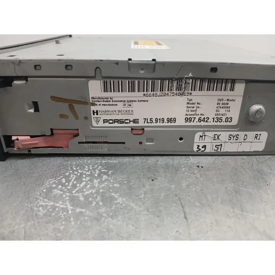 Sistema Dvd para Porsche Cayenne (9Pa)