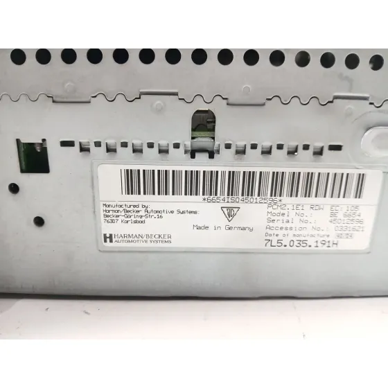 Sistema Audio / Radio Cd para Porsche Cayenne (9Pa)