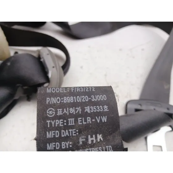 Cinturon Seguridad Trasero Izquierdo para Hyundai Ix55
