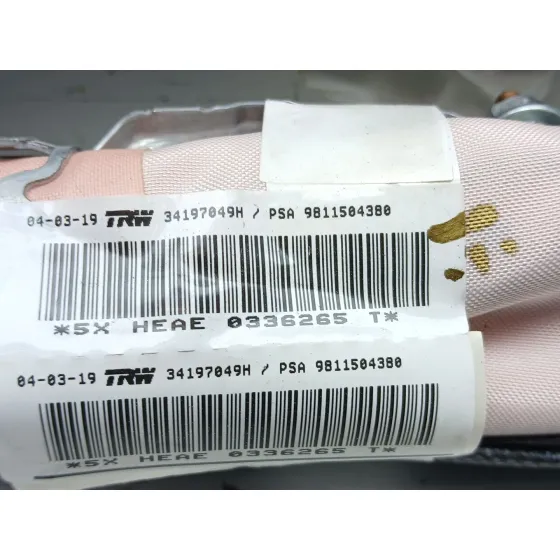 Airbag Cortina Delantero Derecho para Peugeot 3008 Ii Suv (Mc_, Mr_, Mj_, M4_)