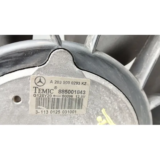 Electroventilador para Mercedes-Benz Clase C (W203)