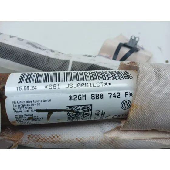 Airbag Cortina Delantero Derecho para Volkswagen T-Cross (C11, D31)