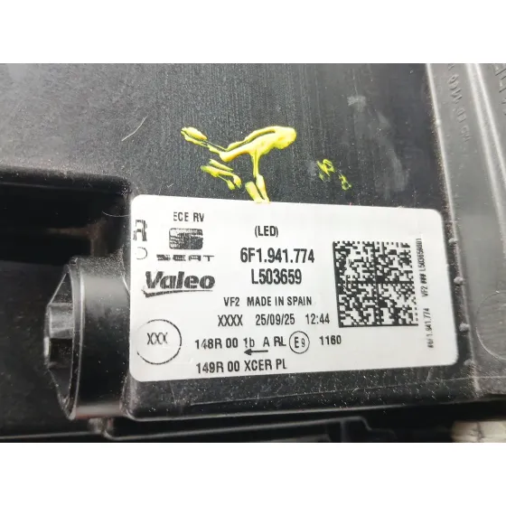 Faro Derecho para Seat Arona (Kj7, Kjp)