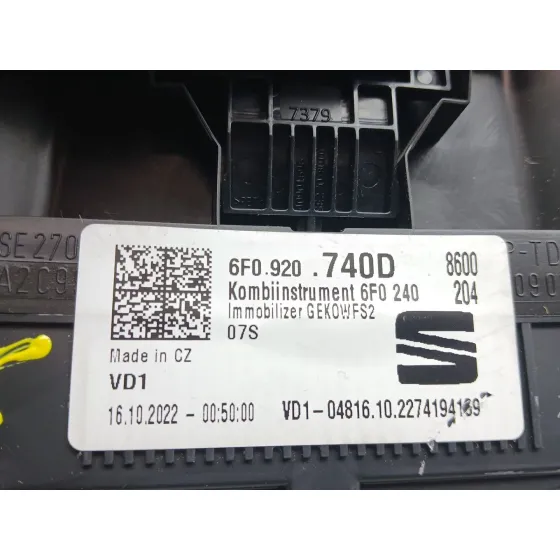 Cuadro Instrumentos para Seat Arona (Kj7, Kjp)