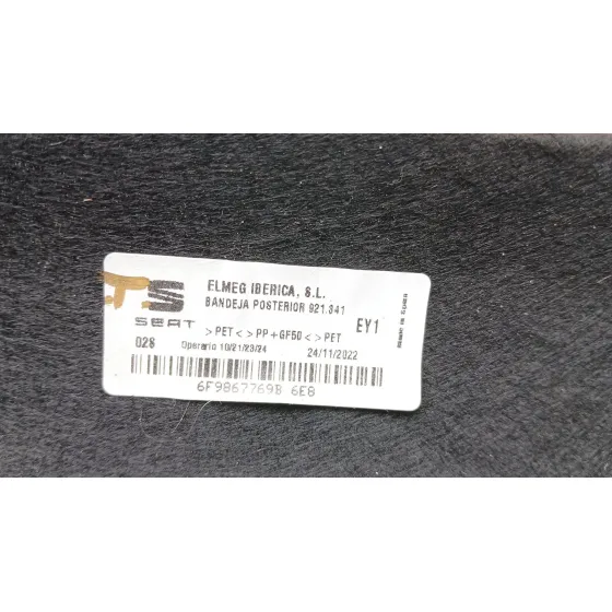 Bandeja Trasera para Seat Arona (Kj7, Kjp)