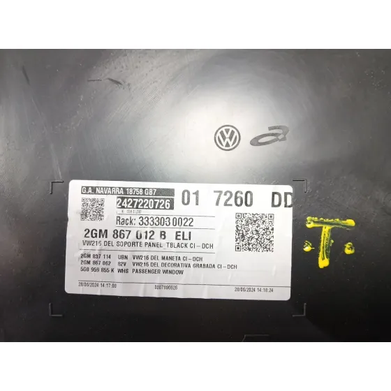 Guarnecido Puerta Delantera Derecha para Volkswagen T-Cross (C11, D31)