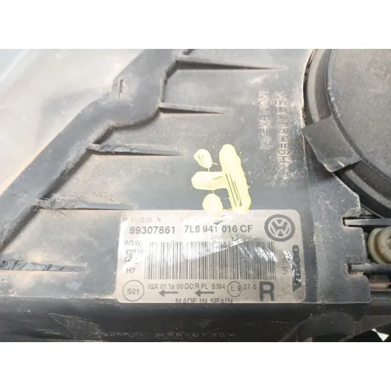 Faro Derecho para Volkswagen Touareg (7La, 7L6, 7L7)