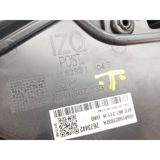 Guarnecido Puerta Trasera Izquierda para Seat Arona (Kj7, Kjp)
