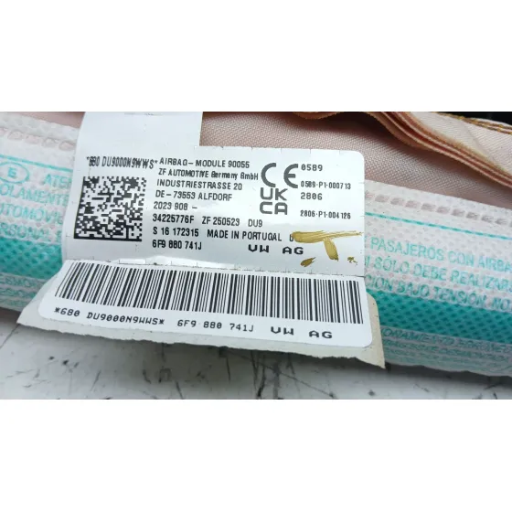 Airbag Cortina Delantero Izquierdo para Seat Arona (Kj7, Kjp)