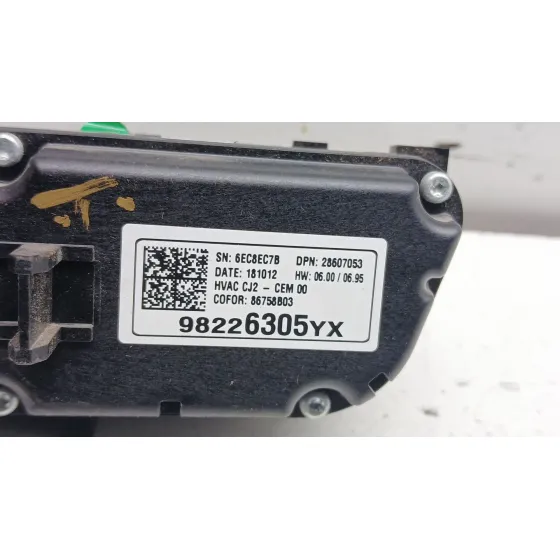 Mando Climatizador para Opel Crossland X / Crossland (P17, P2Qo)