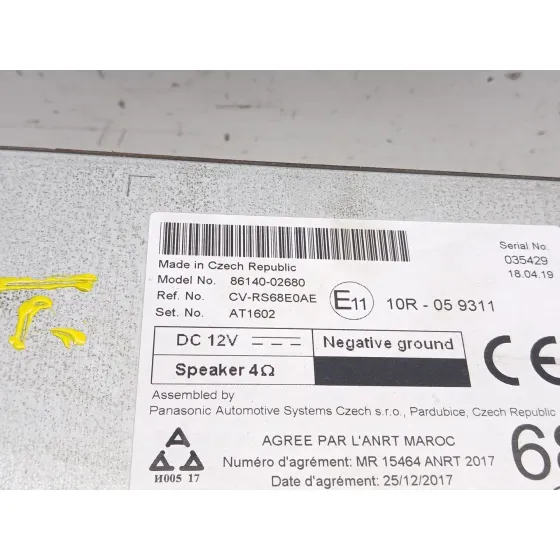 Sistema Audio / Radio Cd para Toyota Corolla Touring Sports (E21)