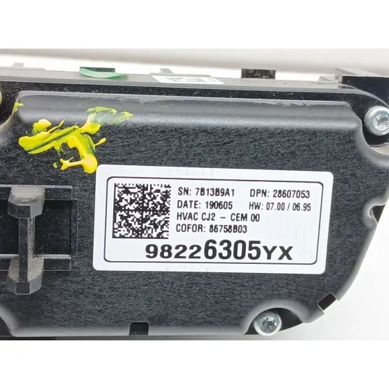 Mando Climatizador para Opel Crossland X / Crossland (P17, P2Qo)