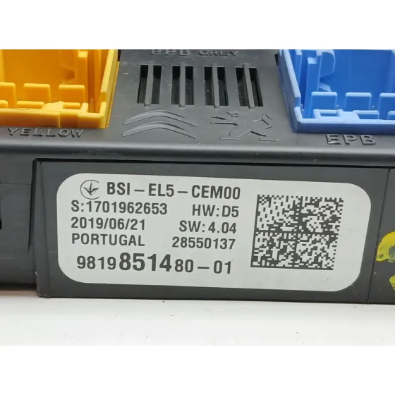 Caja Reles / Fusibles para Opel Crossland X / Crossland (P17, P2Qo)