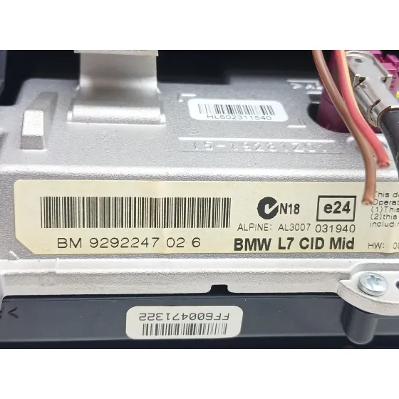 Pantalla Multifuncion para Bmw 3 (F30, F80)