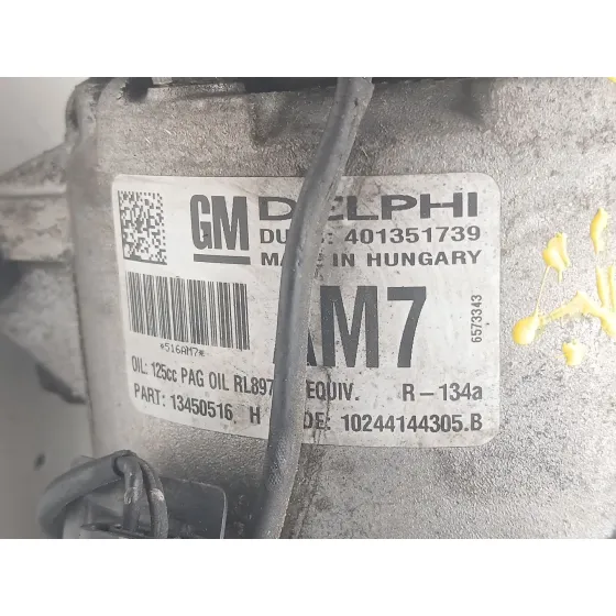 Compresor Aire Acondicionado para Opel Astra J (P10)