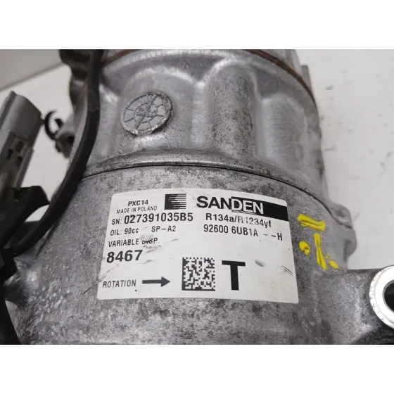 Compresor Aire Acondicionado para Nissan Juke (F16_)