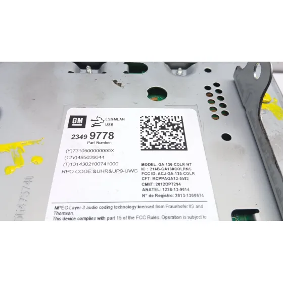 Sistema Audio / Radio Cd para Opel Astra J (P10)