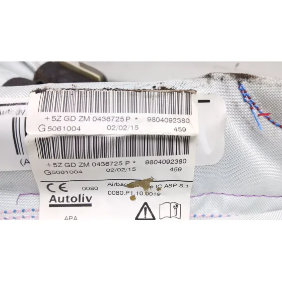 Airbag Cortina Delantero Izquierdo para Peugeot 208 I (Ca_, Cc_)