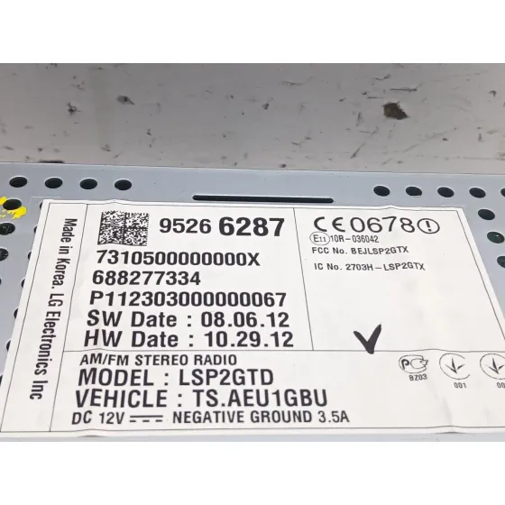 Pantalla Multifuncion para Chevrolet Aveo Sedan (T300)