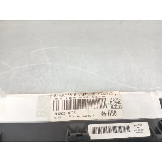 Cuadro Instrumentos para Volkswagen Touareg (7La, 7L6, 7L7)