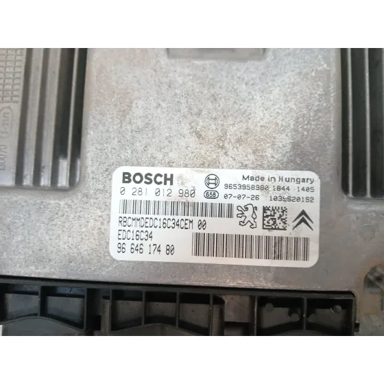 Centralita Motor Uce para Citroën C4 Picasso I Monospace (Ud_)
