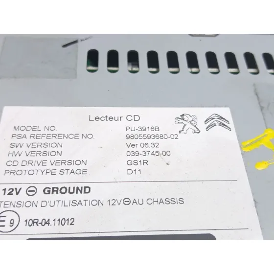 Sistema Audio / Radio Cd para Citroën C4 Ii (Nc_)