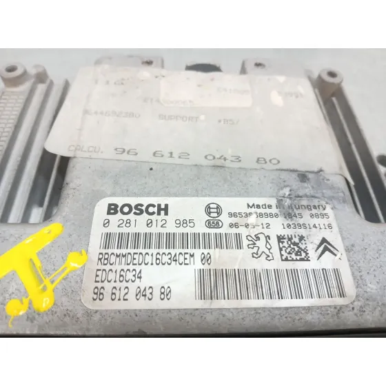 Centralita Motor Uce para Citroën C4 Coupe (La_)