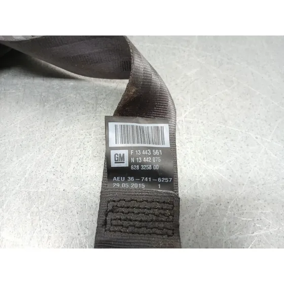 Cinturon Seguridad Trasero Izquierdo para Opel Astra J Sports Tourer (P10)