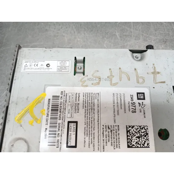 Sistema Audio / Radio Cd para Opel Astra J Sports Tourer (P10)