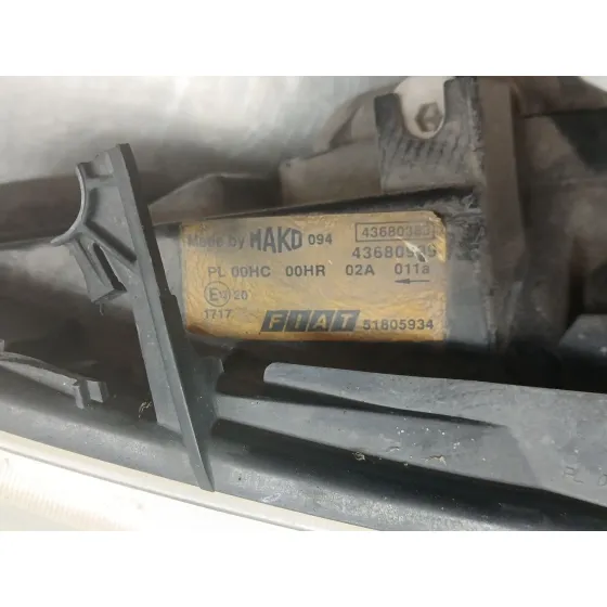 Faro Derecho para Fiat Doblo Monospace (119_, 223_)