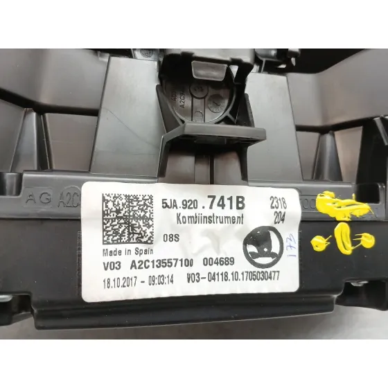 Cuadro Instrumentos para Skoda Rapid Spaceback (Nh1)