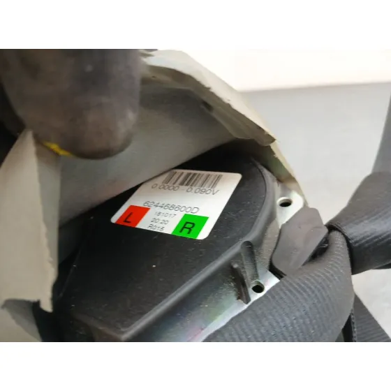 Cinturon Seguridad Trasero Derecho para Skoda Rapid Spaceback (Nh1)