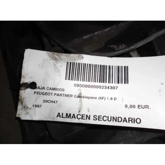 Caja Cambios para Peugeot Partner (S1)