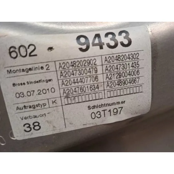 Elevalunas Trasero Derecho para Mercedes-Benz Clase C (W204) Berlina