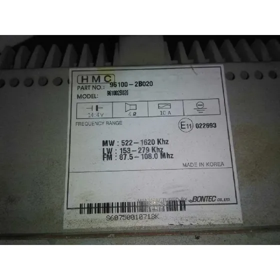 Sistema Audio / Radio Cd para Hyundai Santa Fe (Bm)