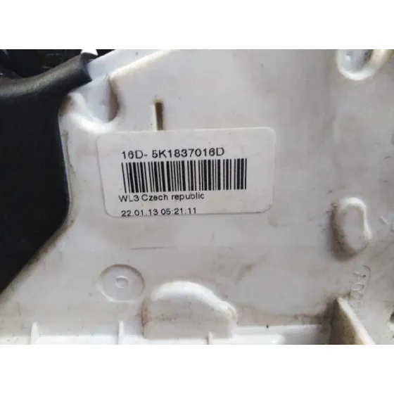 Cerradura Puerta Delantera Derecha para Volkswagen Polo (6R1)