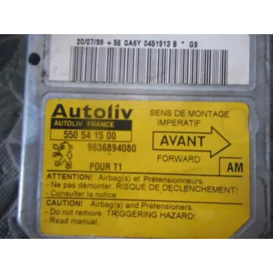 Centralita Airbag para Peugeot 206 Berlina