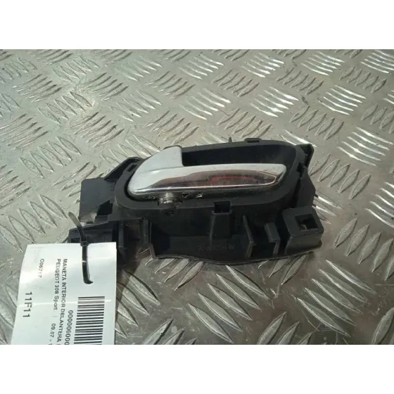 Maneta Interior Delantera Izquierda para Peugeot 308