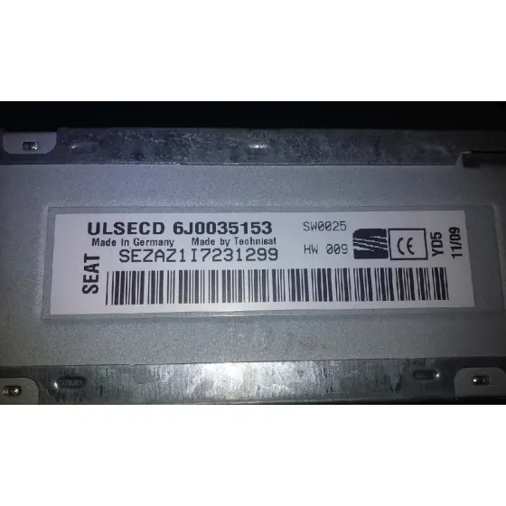 Sistema Audio / Radio Cd para Seat Ibiza (6J5)